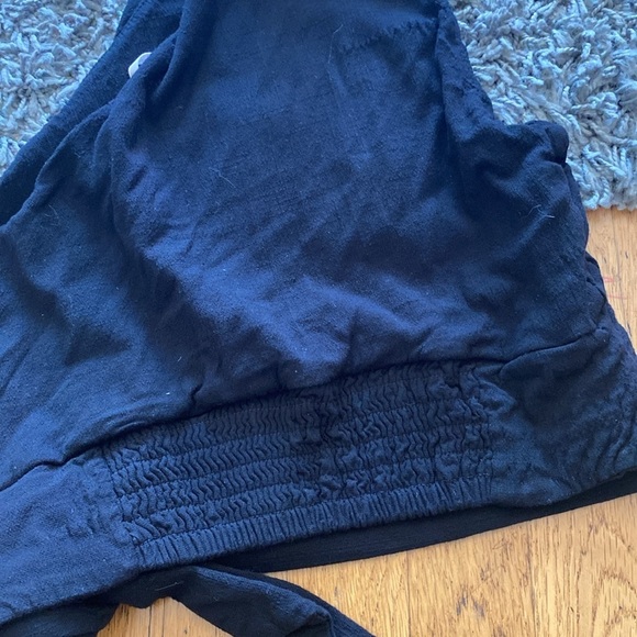 Free People Carmen Black One Shoulder Top Size Small - Picture 8 of 16